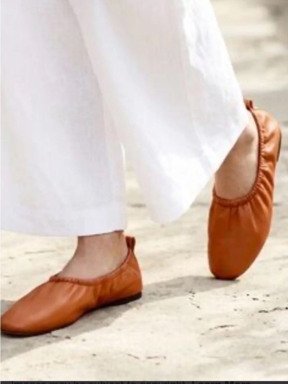 Everlane Scrunch Women's Leather Ballet Flats size 7